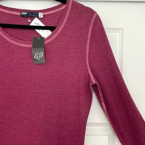 NWT FOX Racing Henley thermal shirt